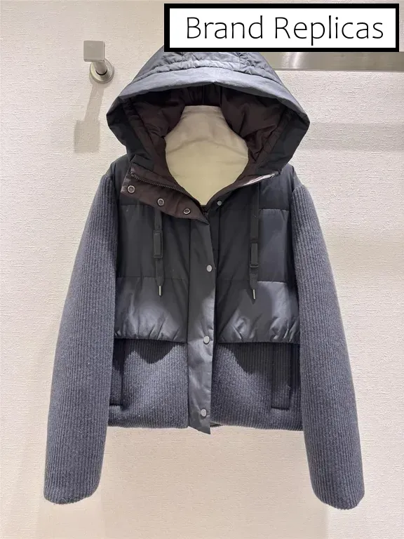 BC hooded goose down jacket